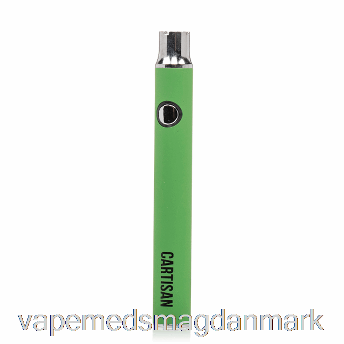 Engangs Vape Danmark Cartisan Knap Vv 350 510 Batteri Grøn